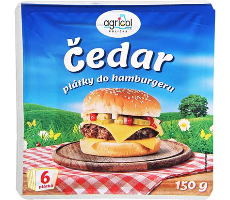 Čedar v hamburgeri
