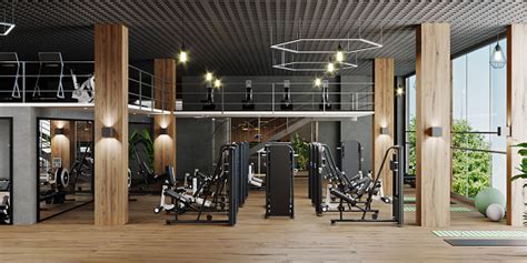Interiér hotelového fitness centra