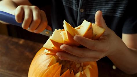 Odrezanie vrchu tekvice