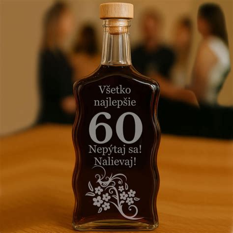 Torta s nápisom 60