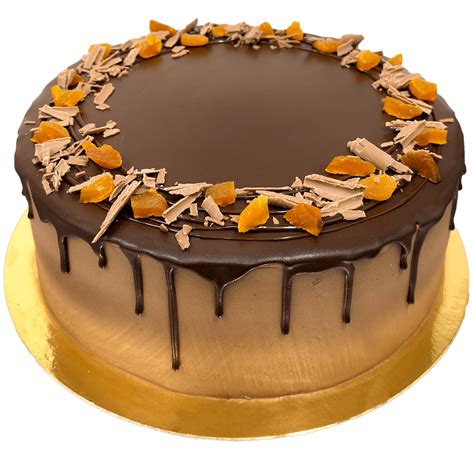 Ilustrácia torty s čokoládovou plnkou