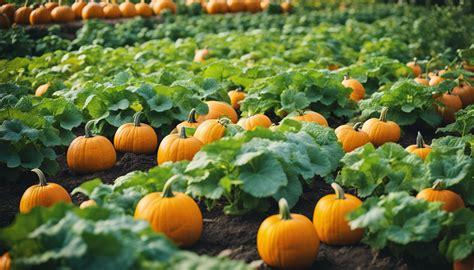 Infografika správneho sponu pre pestovanie tekvice