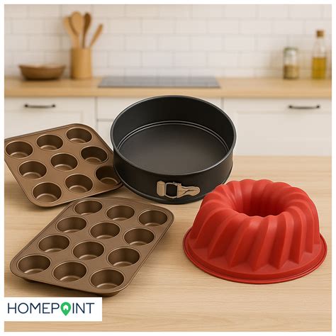 Rôzne typy foriem na pečenie s odnímateľným dnom