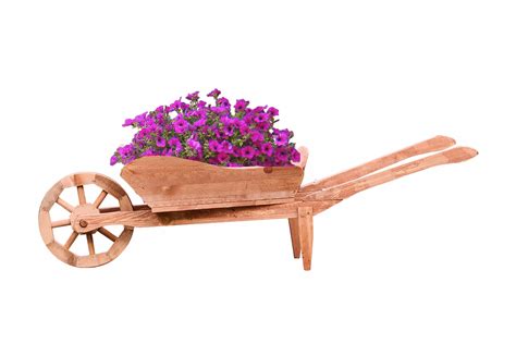 Záhradný fúrik ako kvetináč