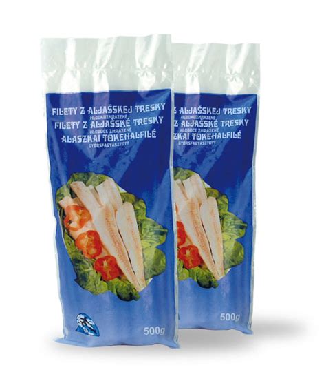 Tabuľka s nutričnými hodnotami aljašskej tresky