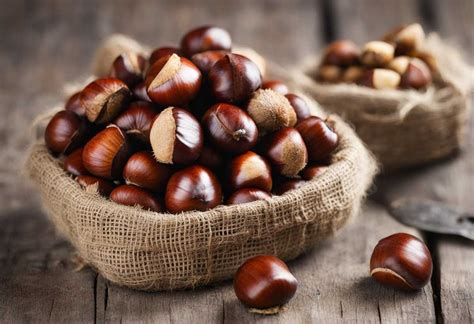 Výber čerstvých gaštanov