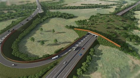 Vizualizácia zámeru D1 úsek Turany - Hubová s tunelmi