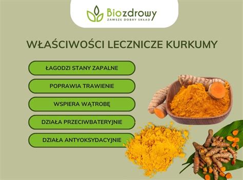 Infografika zdravotných benefitov kurkumy