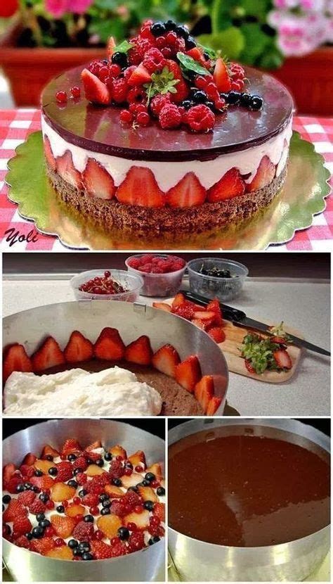 Jednoduchá ovocná torta bez poťahu
