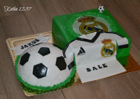Futbalová torta bez poťahu