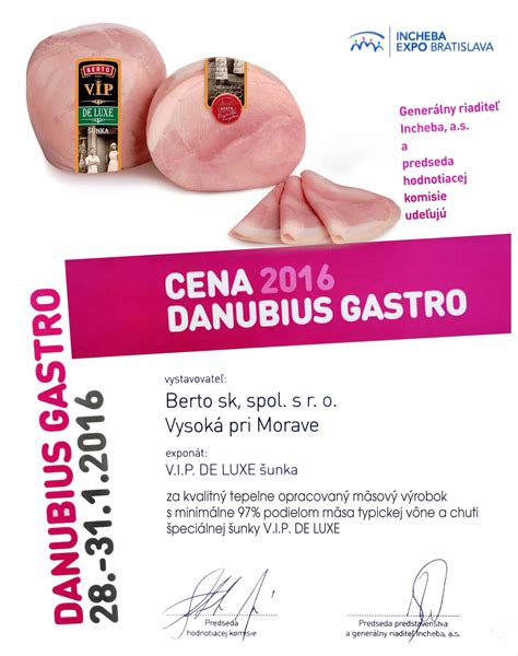 Ocenenie Danubius Gastro pre Cyrilove lupienky