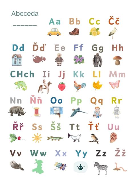 Abeceda ozdobných písmen na tortu