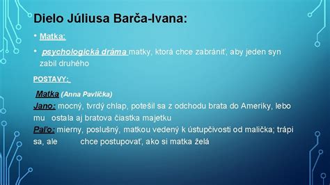 Portrét spisovateľa Júliusa Barča-Ivana