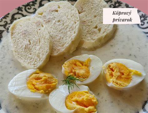 Kôprový prívarok s vajíčkom