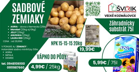 Zemiaky na predaj