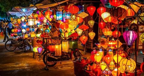 Tradičné thajské lanterny v Chiang Mai