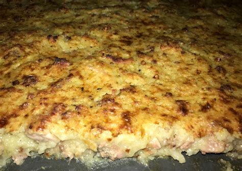 Zemiakovo-cuketová baba na plechu