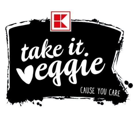 Logo K-take it veggie a V-pečať