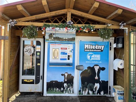 Mliečny automat na farme