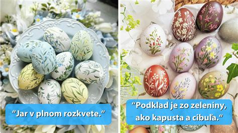 Príklady maľovaniek veľkonočných vajíčok