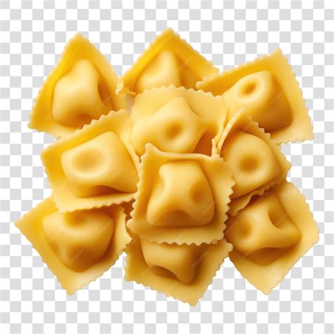 Ilustrácia plnených cestovín ako ravioli a tortellini