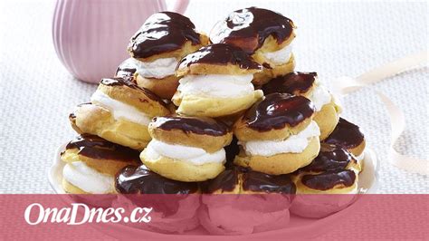 Profiterolky s čokoládovou polevou