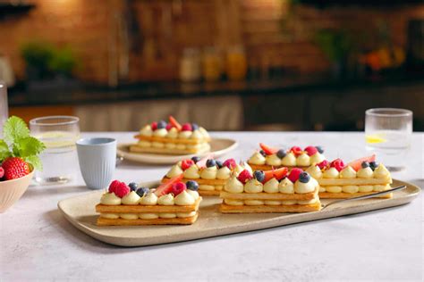 Mille-feuille s vanilkovým krémom