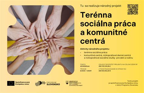 Logo Národného Projektu Terénna Sociálna Práca a Komunitné Centrá