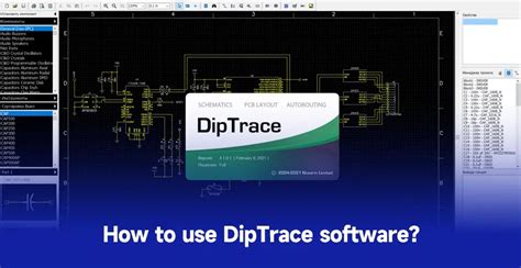 Rozhranie DipTrace s 3D náhľadom