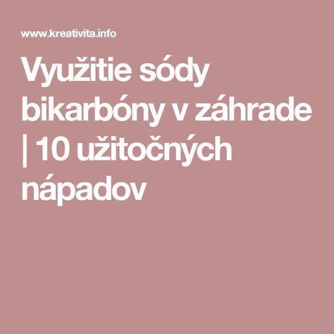 Ilustrácia sódy bikarbóny