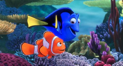 Ilustrácia postáv z filmu Hľadá sa Nemo