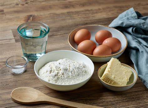 Ingrediencie na odpaľované cesto