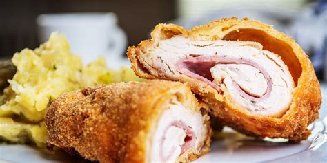 Schéma prípravy plneného rezňa