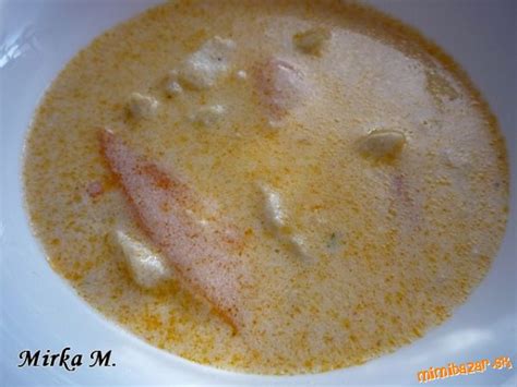 Mliečna pórová polievka s kuracím mäsom