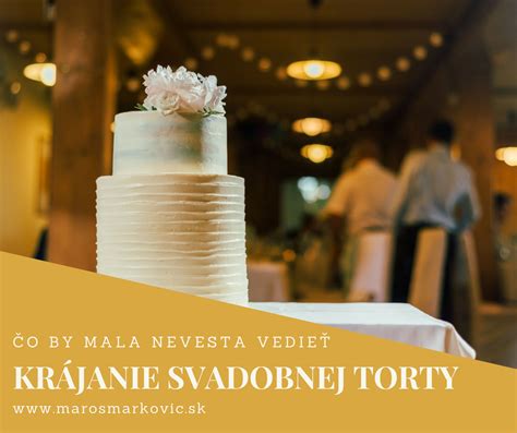 Príprava na krájanie svadobnej torty