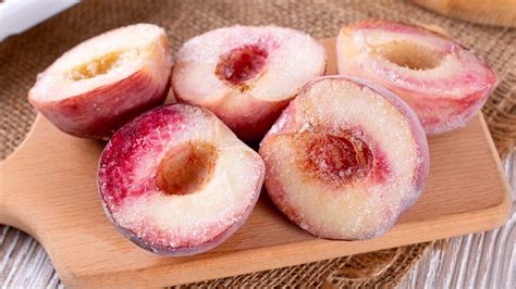 Nakrájané broskyne