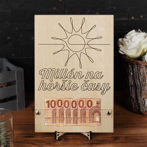 zarámovaný milión z peňazí