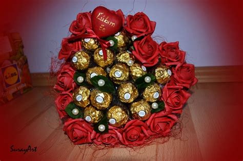 Postup výroby kytice zo sladkostí