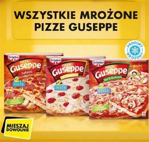 Ilustrácia rôznych druhov pizze Guseppe
