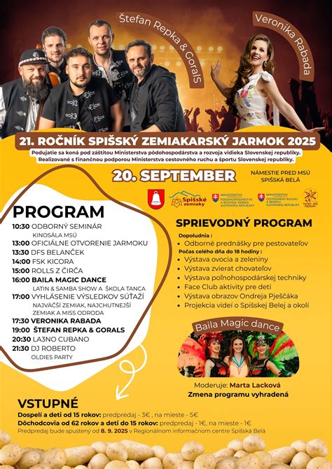 Plagát Spišského Zemiakarského Jarmoku