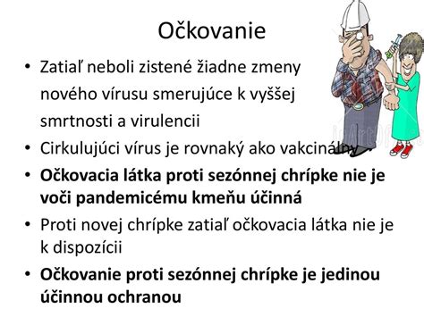 Infografika o sezóne očkovania proti chrípke