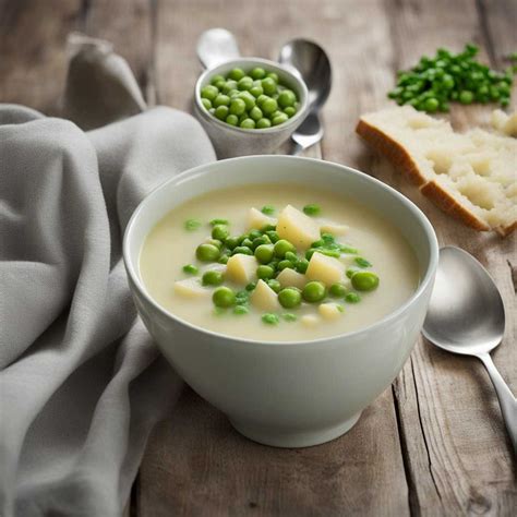Klasická zemiaková polievka s hráškom
