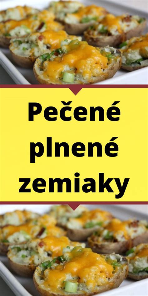 Zapečené plnené zemiaky na plechu