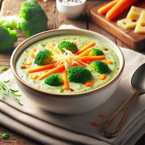 Infografika s krokmi prípravy brokolicovej polievky