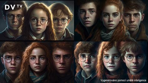 Koláž z filmov o Harry Potterovi