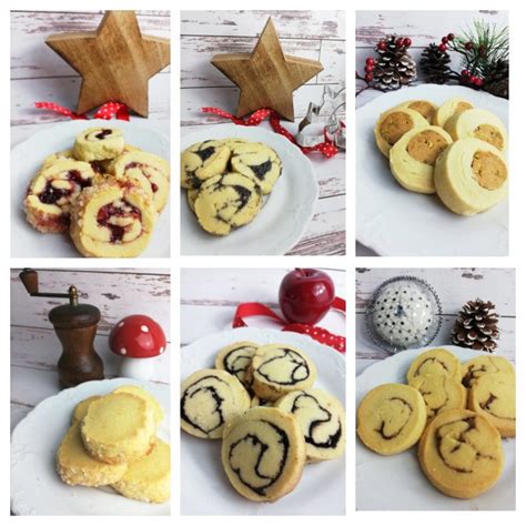 Koláž rôznych druhov vianočného pečiva