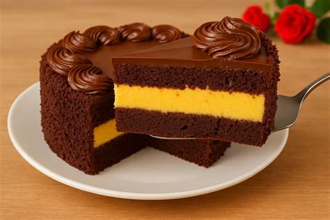 Belgická čokoládová torta so žĺtkovým krémom
