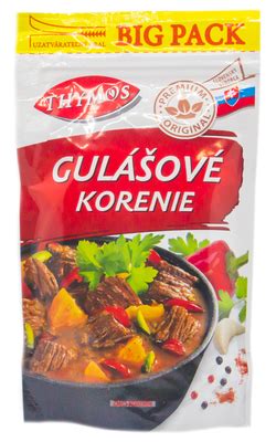 Zloženie gulášového korenia