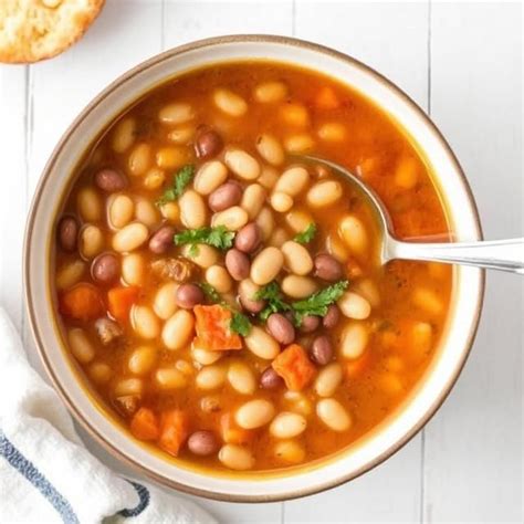 Proces varenia fazuľovej polievky