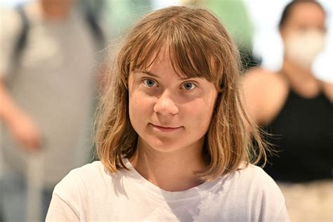 Greta Thunberg na proteste